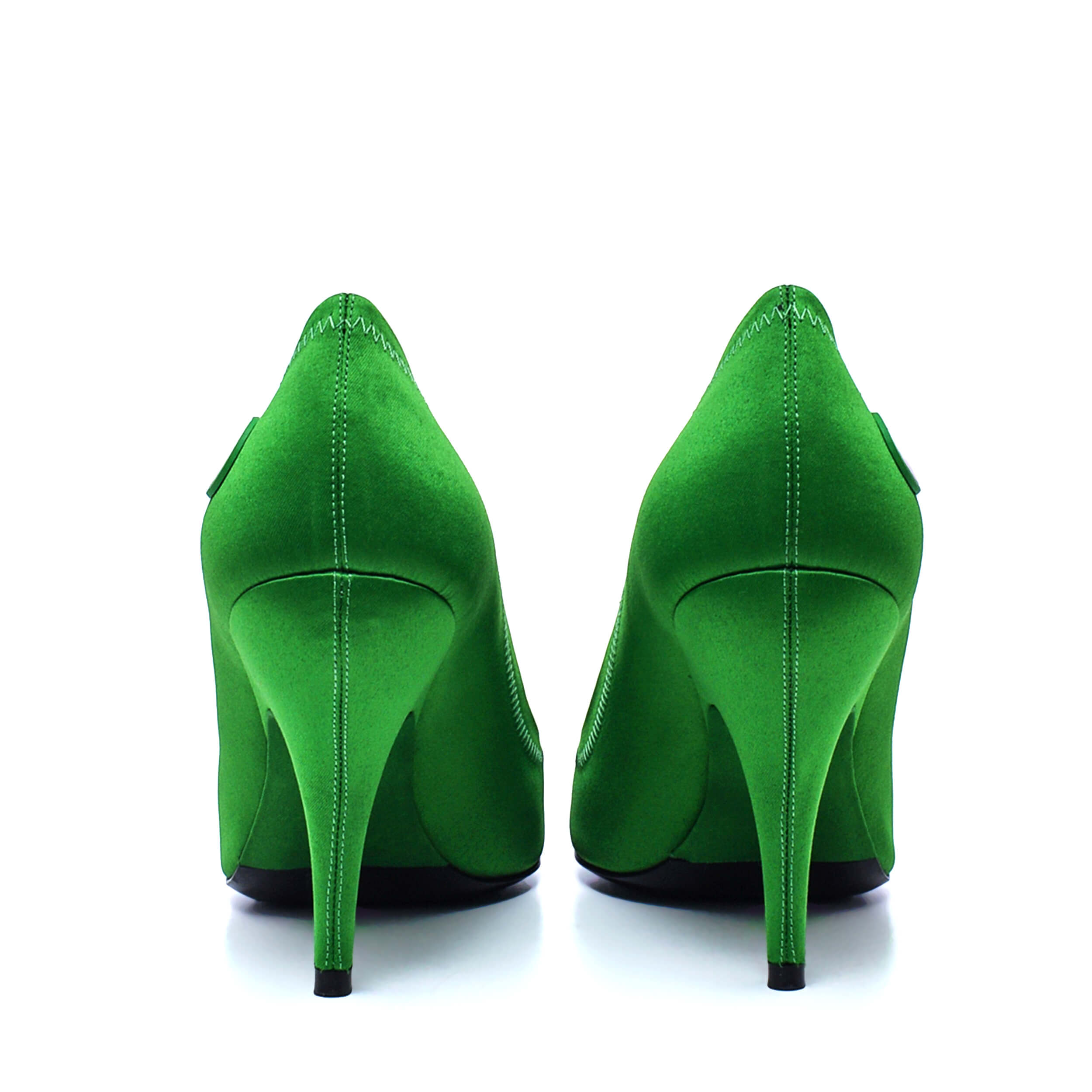 Louis Vuitton - Green Satin Archlight Pumps / 38